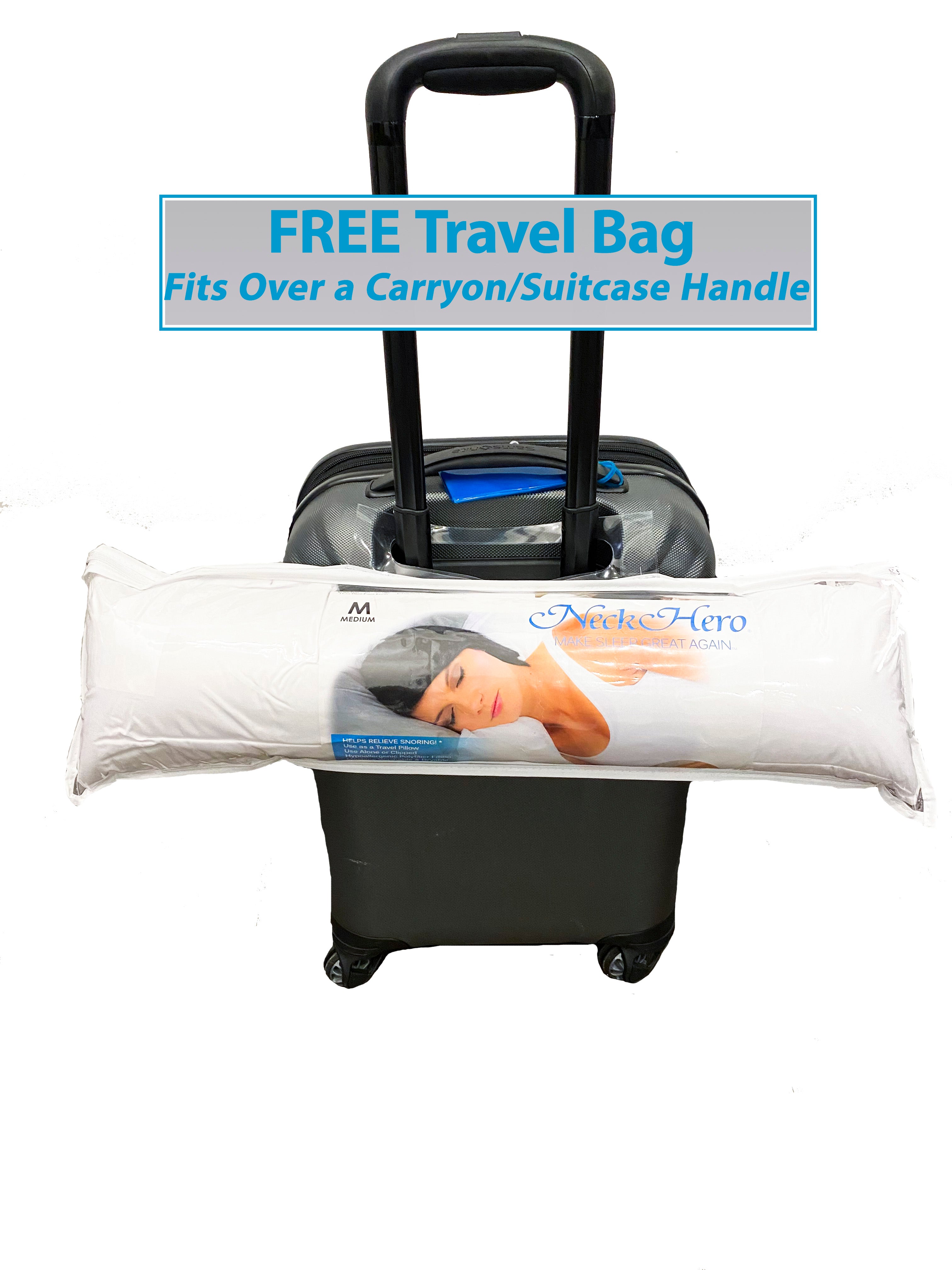 travel pillow that hooks to carryon
